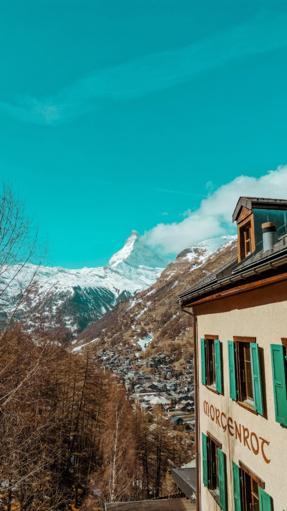 Gruppenhaus Morgenrot mit Matterhornblick